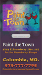 Mobile Screenshot of paintthetowncolumbia.com